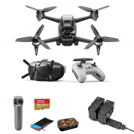 Dji Mavic Pro 4kdji Fpv Combo 4k/60fps With 3-axis Gimbal & 10km Video  Transmission