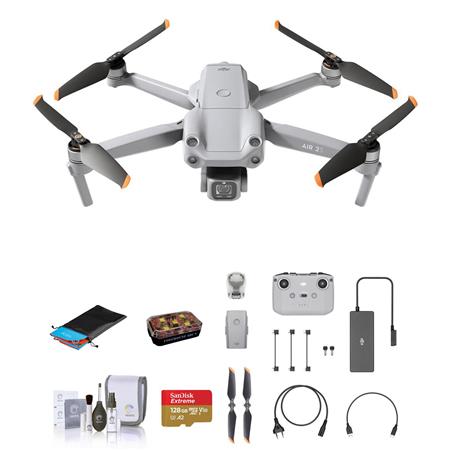 DJI Air 2S 4K Drone Fly More Combo with 128GB Card, Strobe Light