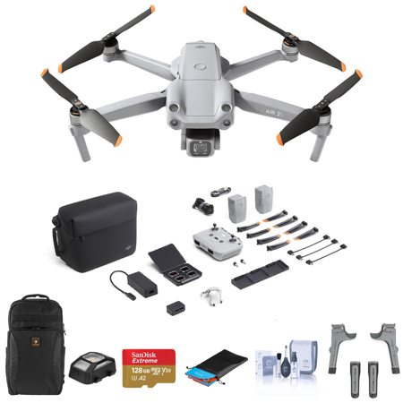 DJI Air 2S 4K Drone Fly More Combo with Complete Accessories Kit
