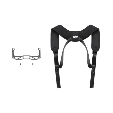 DJI Strap and Bracket Kit for RC Plus 2 Controller, Black