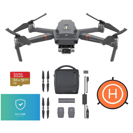 DJI Mavic 2 Enterprise DUAL Drone W Fly More Kit 64GB Card Shield Basic CP.EN.00000107.01 A