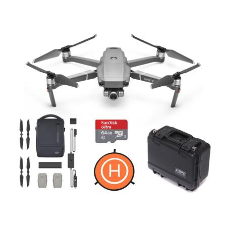 DJI Mavic Zoom Drone W/64 MicroSDXC Card/Go Pro Case/DJI Mavic
