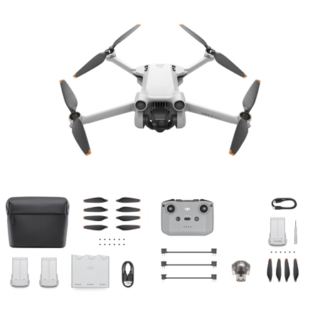DJI Mini 3 Pro Drone with RC-N1 Remote Controller and Fly More Kit Plus
