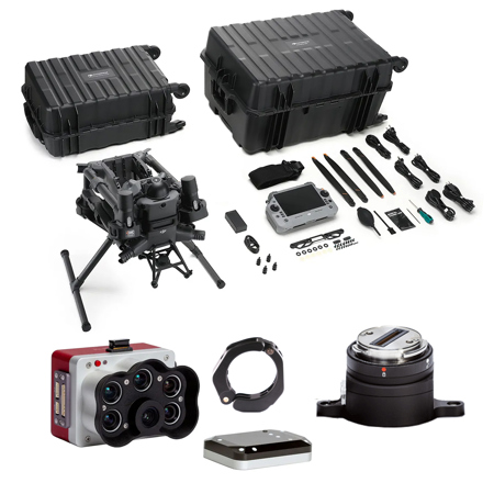 DJI Matrice 400 Drone, Bundle with Multispectral Sensor Kit, Universal DLS2 Mount, SkyPort Adapter