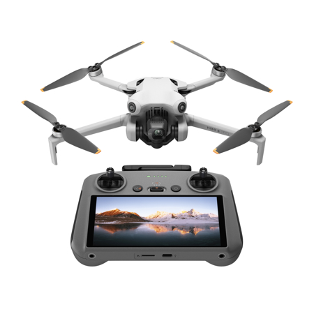 DJI Mini 4 Pro Drone Fly More Combo, Bundle with Claw Lanyard Mounting  System, Landing Pad and Strobe Light