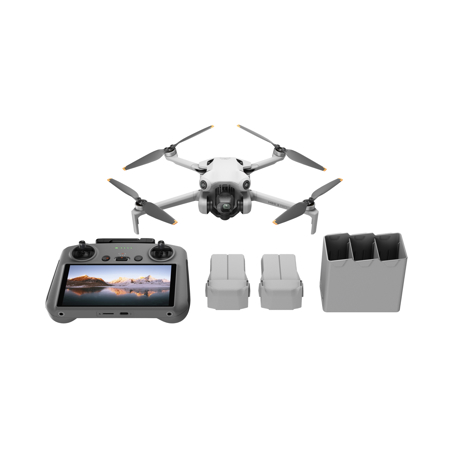 DJI Mini 4 Pro Drone Fly More Combo Plus with RC 2 Remote Controller and High Capacity Batteries