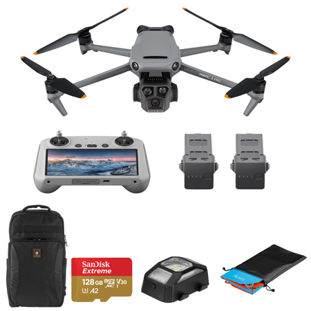 DJI Mini 2 Fly More Combo + 64GB Card + BackPack + Landing Pad + More