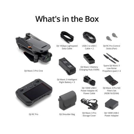 DJI Mavic 3 Pro Cine Premium Combo CP.MA.00000664.01 - Adorama DJI Mavic 3 Pro Cine Premium Combo CP.MA.00000664.01 - Adorama