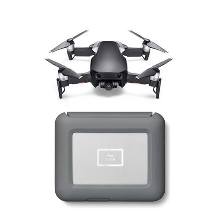 DJI MAVIC Air Onyx Black w/DJI Copilot BOSS Computer-Free Direct Backup 2TB