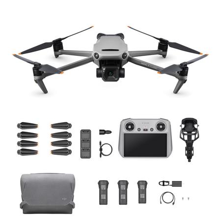 DJI Air 3 Fly More Combo with Dual-Camera Drone, RC 2 Remote Control, and  Batteries 