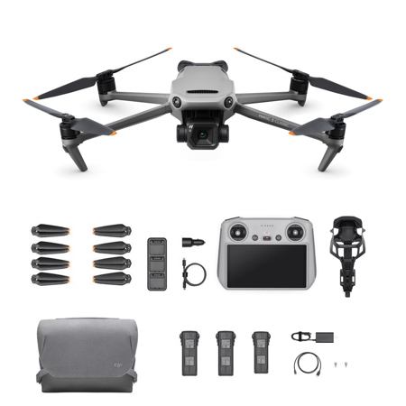 DJI Air 3 Camera Drone Fly More Combo with RC 2 Controller – DJI