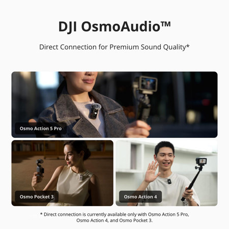 DJI Mic 2 2.4GHz Compact Digital Wireless Microphone System/Recorder
