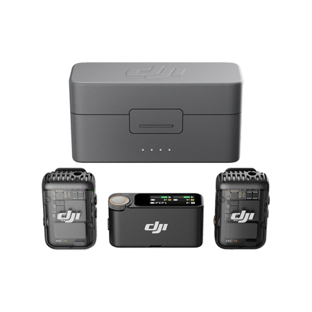 DJI Mic 2 2.4GHz 2-Person Digital Wireless Mic System/Recorder w/Charging  Case CP.RN.00000325.01