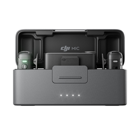 DJI Mic 2 2.4GHz 2-Person Wireless System/Recorder, Charger