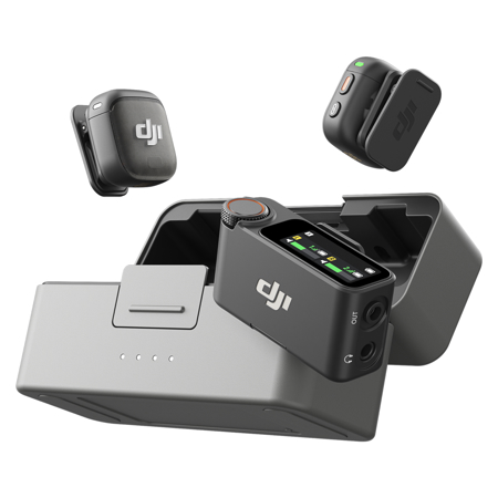 DJI Mic 3 2-Person Advanced Mini 2.4GHz Wireless Mic System with Charging Case