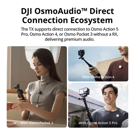 DJI Mic Mini 2.4GHz Clip-On Digital Wireless Microphone