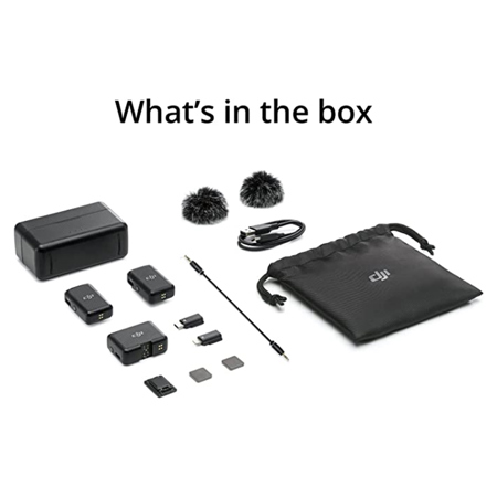 DJI Mic Dual-Transmitter Compact Wireless Microphone System