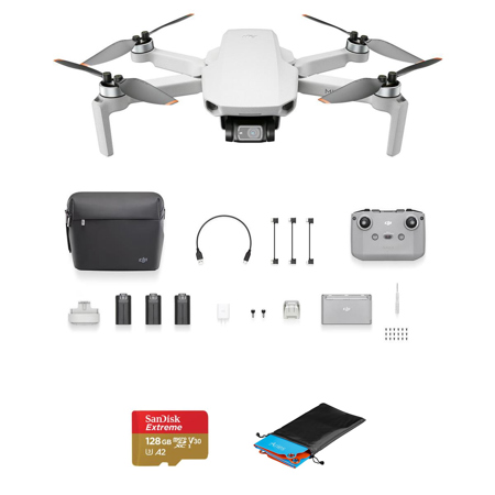 DJI Mini 2 Fly More Combo – Ultralight Foldable Drone, 3-Axis Gimbal with  4K Camera, 12MP Photos, 31 Mins Flight Time, OcuSync 2.0 10km HD Video