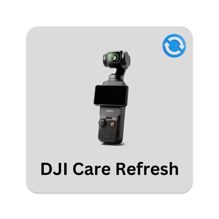 DJI Care Refresh 1-Year Plan for Osmo Pocket 3 Gimbal Camera, Digital Code