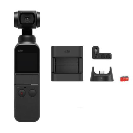 DJI Osmo Pocket 3-Axis Gimbal Stabilized Handheld Camera W/DJI Expansion Kit