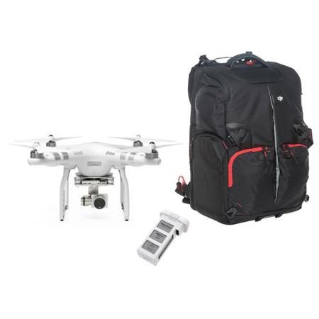 DJI Phantom 3 Advanced Quadcopter, 2.7K Camera, Kit w/Phantom Backpack, Battery