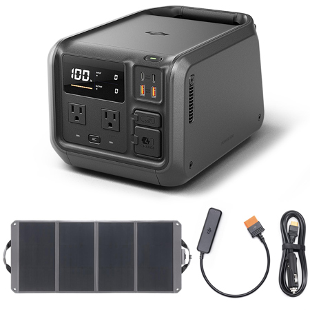 DJI Power 500 and 100W Solar Panel x 1