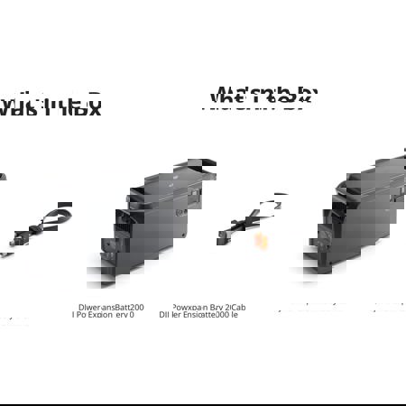 DJI 2000 2048Wh Power Expansion Battery, Black CP.DY.00000142.01