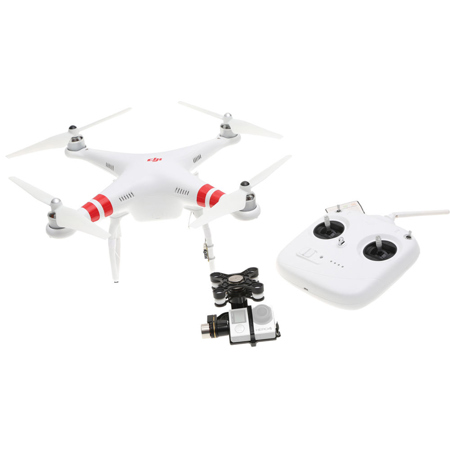 DJI Phantom 2 v2.0 Quadcopter with Zenmuse H4-3D Gimbal Kit