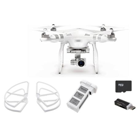 DJI Phantom 3 Advanced Quadcopter w/3-Axis Gimbal & 2.7K Camera W/Accessory Bund