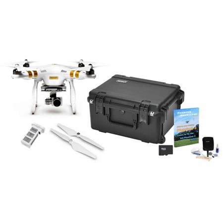 DJI Phantom 3 Professional Quadcopter w/Extra Battery, Hardcase & Accessory Pack