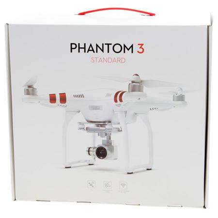 DJI Phantom 3 Standard Quadcopter Aircraft w/3-Axis Gimbal, 2.7k DJI Phantom 3 Standard Quadcopter Aircraft w/3-Axis Gimbal, 2.7k