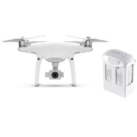 DJI Phantom 4 Pro Quadcopter Drone with Standard Remote Controller - With Spare DJI Intelligent Flight Battery