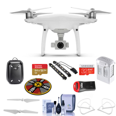 DJI Phantom 4 Pro Quadcopter with 4K Camera, With Accessory Bundle