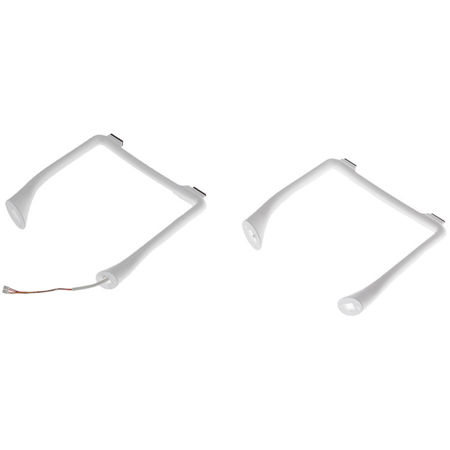 DJI Landing Gear with Compass for Phantom 3 Standard Drone, White