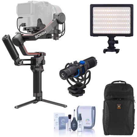 DJI RS 3 Pro Combo Gimbal Stabilizer with LED Light & Accessories