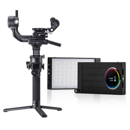 DJI RSC 2 Gimbal Stabilizer Pro Combo with RGB LED Light