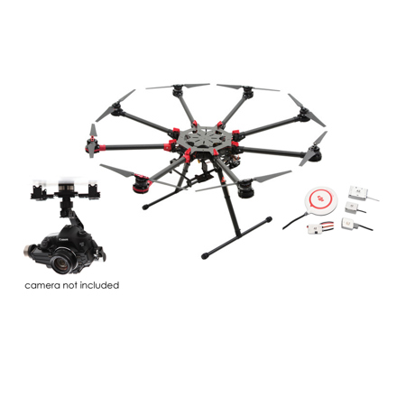 DJI Spreading Wings S1000+ Octocopter with WooKong-M Flight Control System