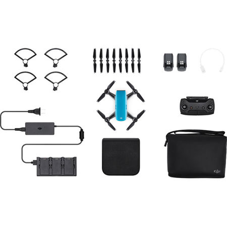 DJI Spark Mini Drone - Fly More Combo - Sky Blue