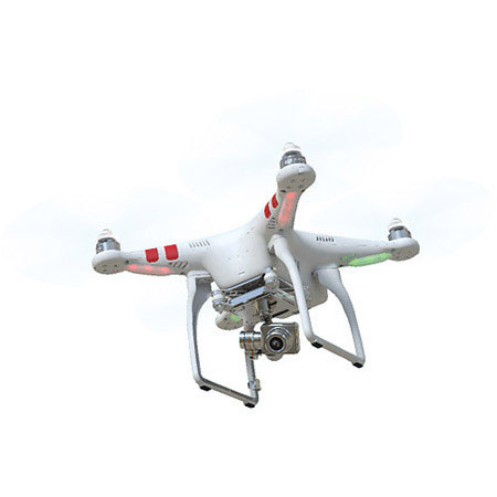 DJI Phantom 2 Vision + v3.0 Quadcopter Drone with Stabilized 14MP 