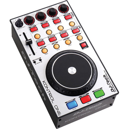 DJ Tech Kontrol One Professional USB DJ MIDI Controller with Touch Sensitive Jog Wheel