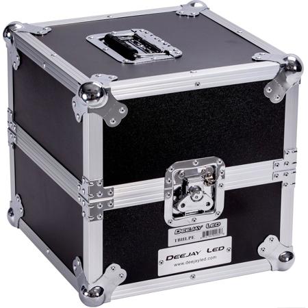 Deejay LED Fly Drive Case Medium Duty Deluxe LP Case Holds 80 Records