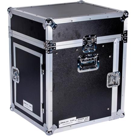 Deejay LED Fly Drive Case 10U Space Slant Mixer Rack / 10U Vertical Rack System