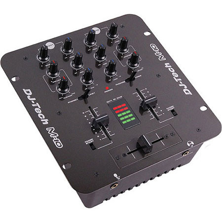 DJ Tech M-10 USB 2-Channel Rack-mountable Mixer with USB and Deckadance Software