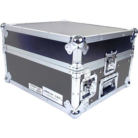 Deejay LED Fly Drive Case 8U Top Space Slant Mixer Rack/2U Vertical Rack System