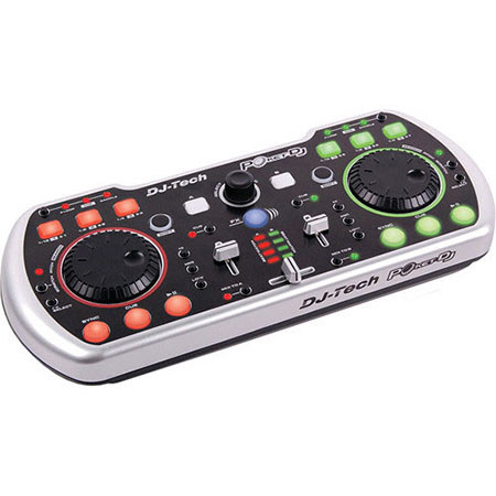 DJ Tech Poket DJ Duo USB DJ Software Controller with Integrated Soundcard