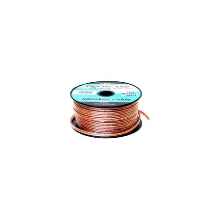 Deejay LED 100' 2-Conductor 18 Gauge Stranded Speaker Hookup Cable