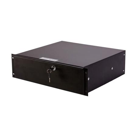 Deejay LED 3U Metal Locking Rack Drawer for Standard DJ Size Equipment