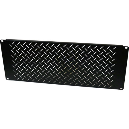 Deejay LED 4U Standard Width Rack Panel with Air Vent Patterned Face