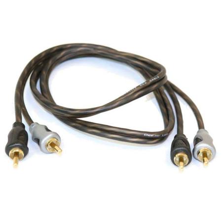 Deejay LED 3' RCA to RCA Copper Audio Cable