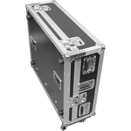Deejay LED Fly Drive Case for Behringer X32 Digital Mixer with Wheels, Black